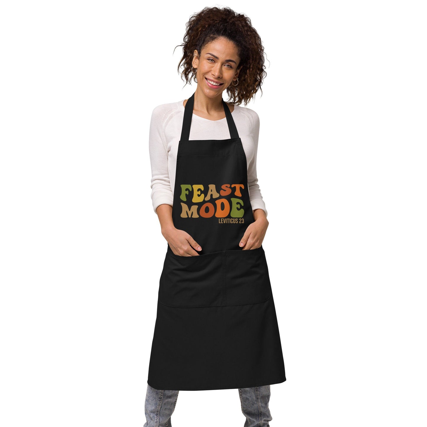 Feast Mode Organic cotton apron