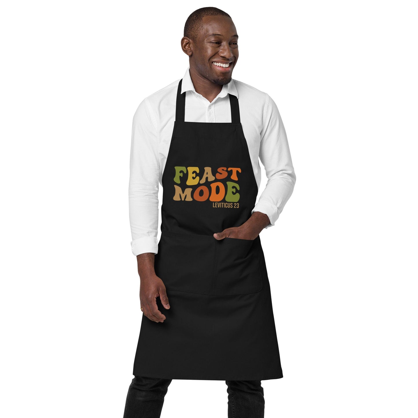 Feast Mode Organic cotton apron