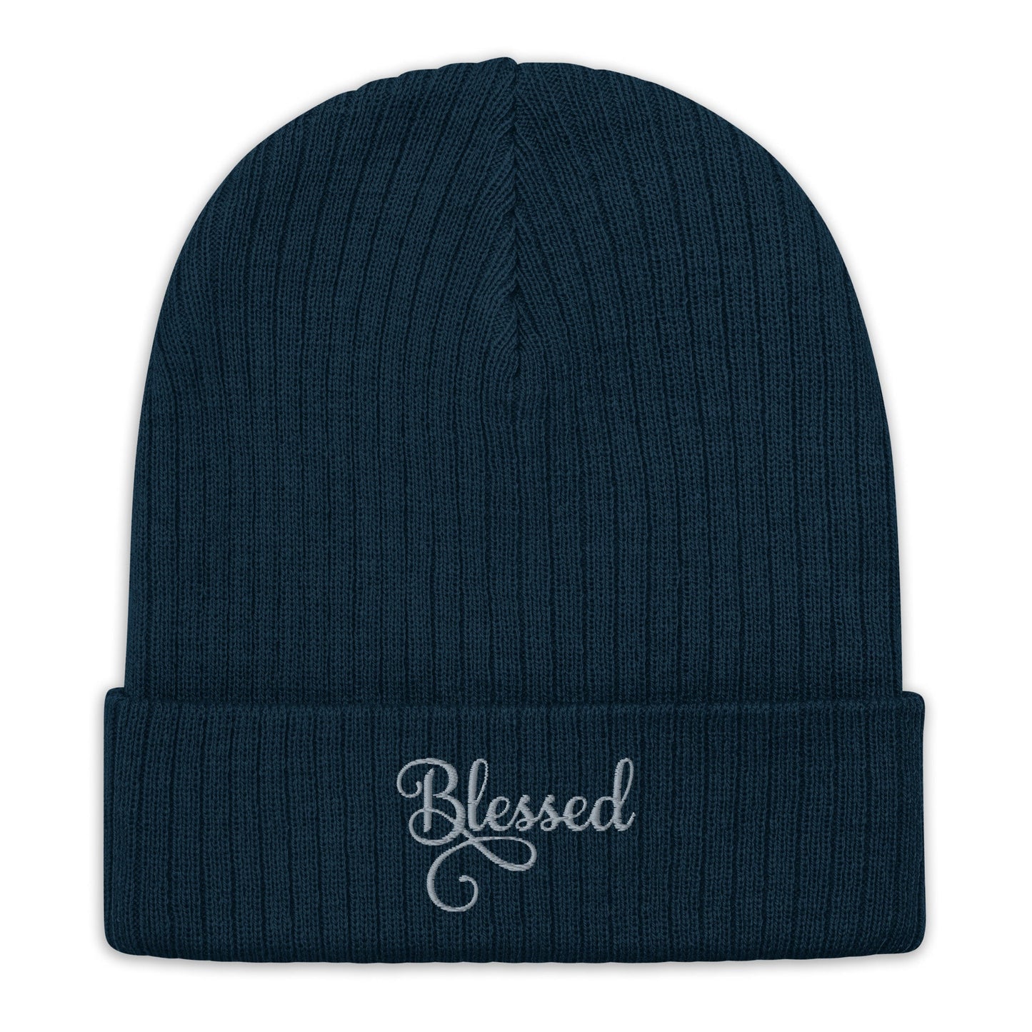 Blessed Ribbed knit beanie