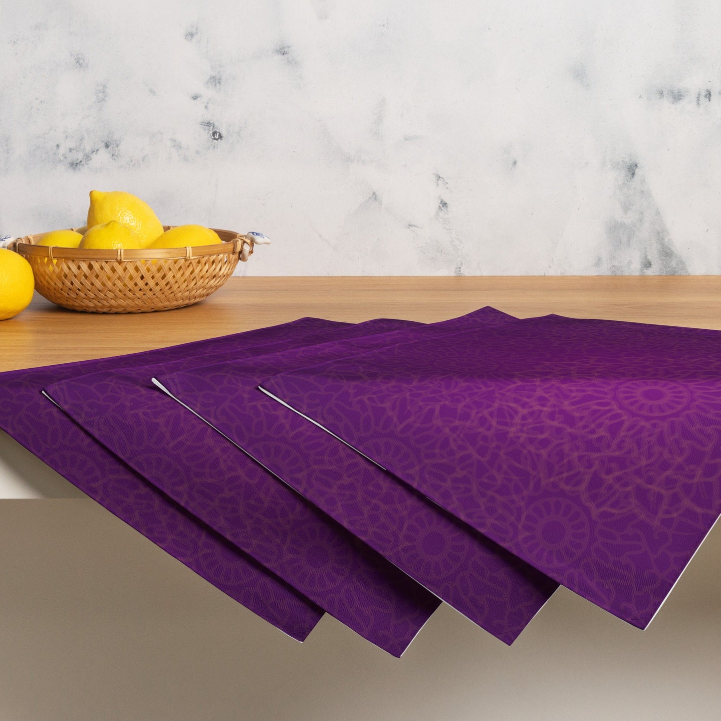 Feast of Dedication Placemat: Purple -Set of 4