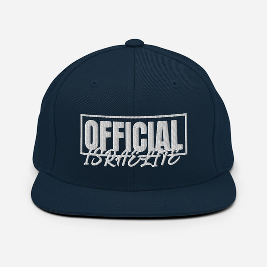 Official Israelite 3D Puff Embroidered Snapback Hat